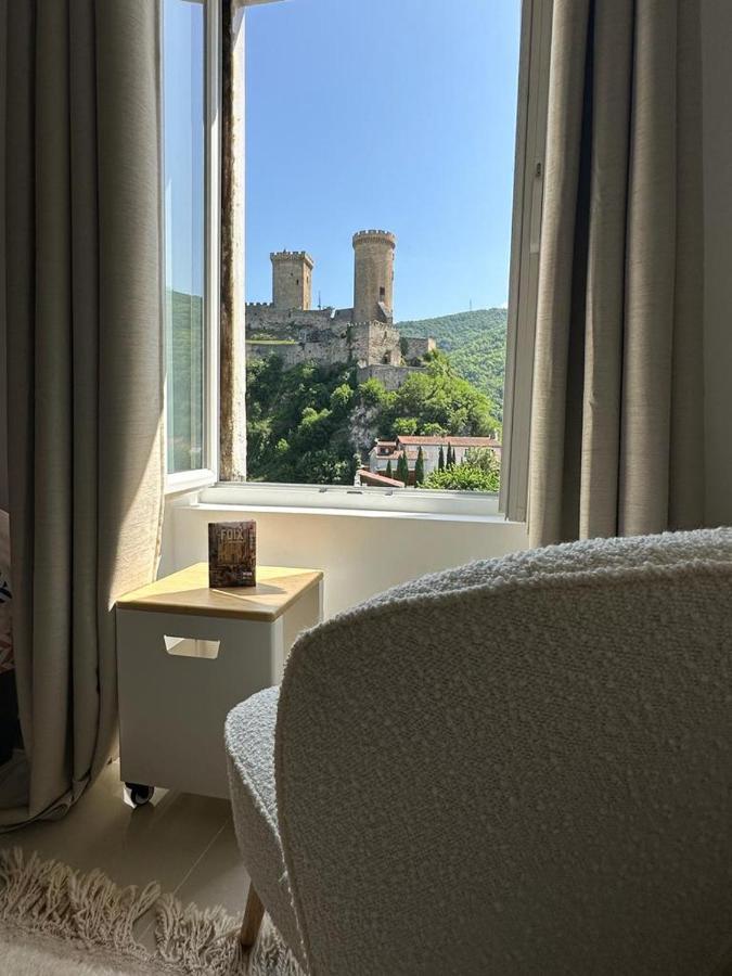 Апартаменты Cocoon 52 M2 New, Beautiful View Castle And Mountain Фуа Экстерьер фото