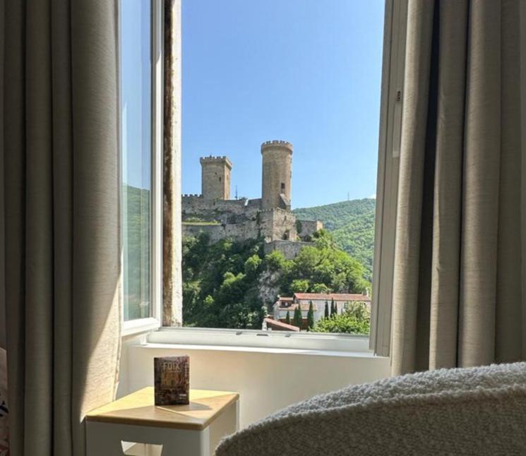 Апартаменты Cocoon 52 M2 New, Beautiful View Castle And Mountain Фуа Экстерьер фото